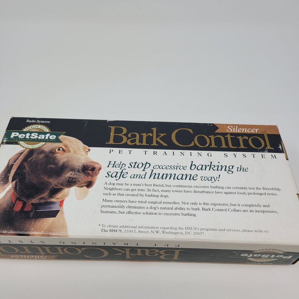 Psbc100 Petsafe Wireless Dog Bark Collar Emits Sound NOT Electric Shock